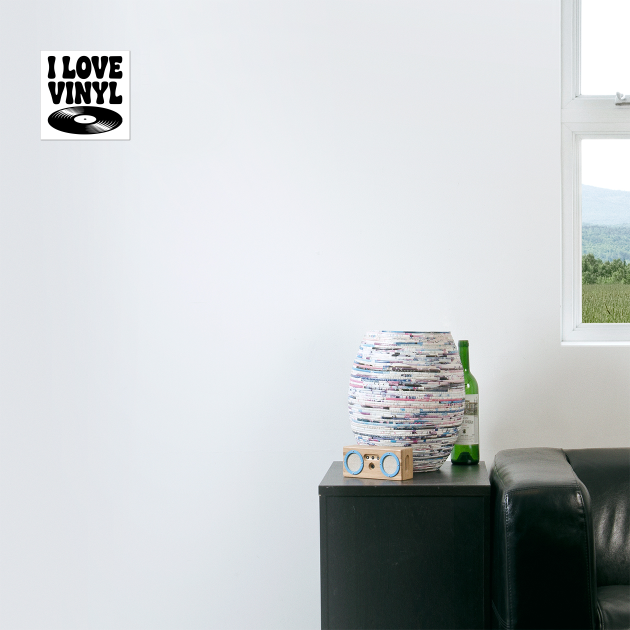 I Love Vinyl by Frank Ring